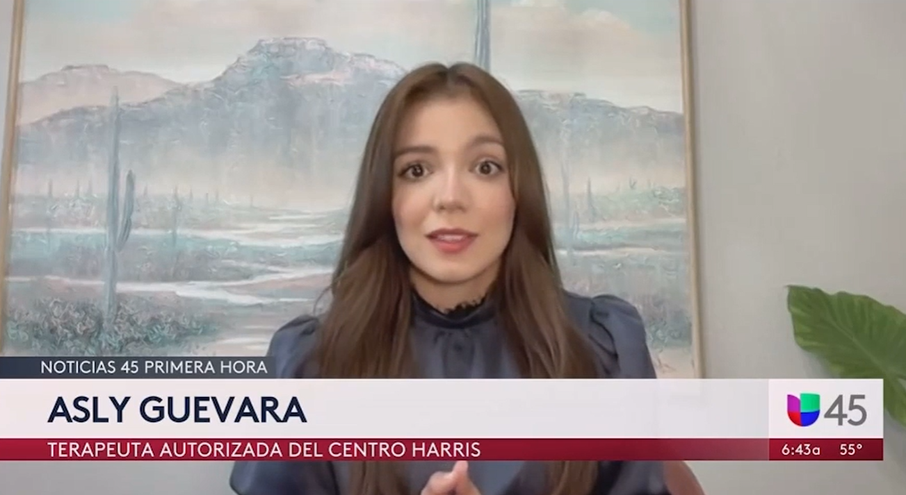 Asly Guevara interviewed by Univsion Houston